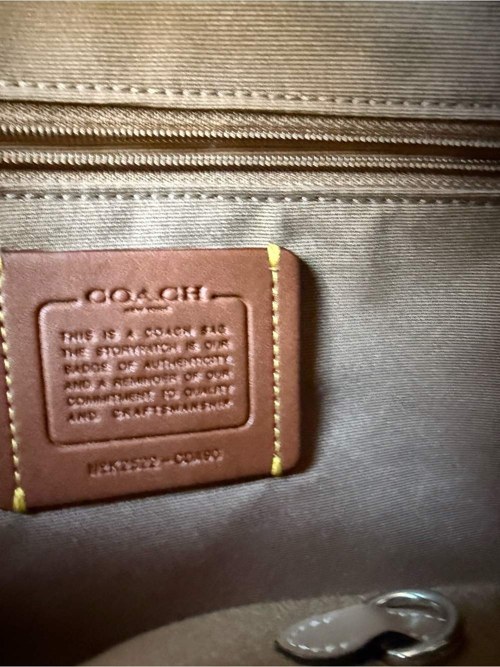 NWT Coach Rowan Satchel Rainbow Signature CDA90 + Gift Set Ready to Gift - Picture 10 of 15